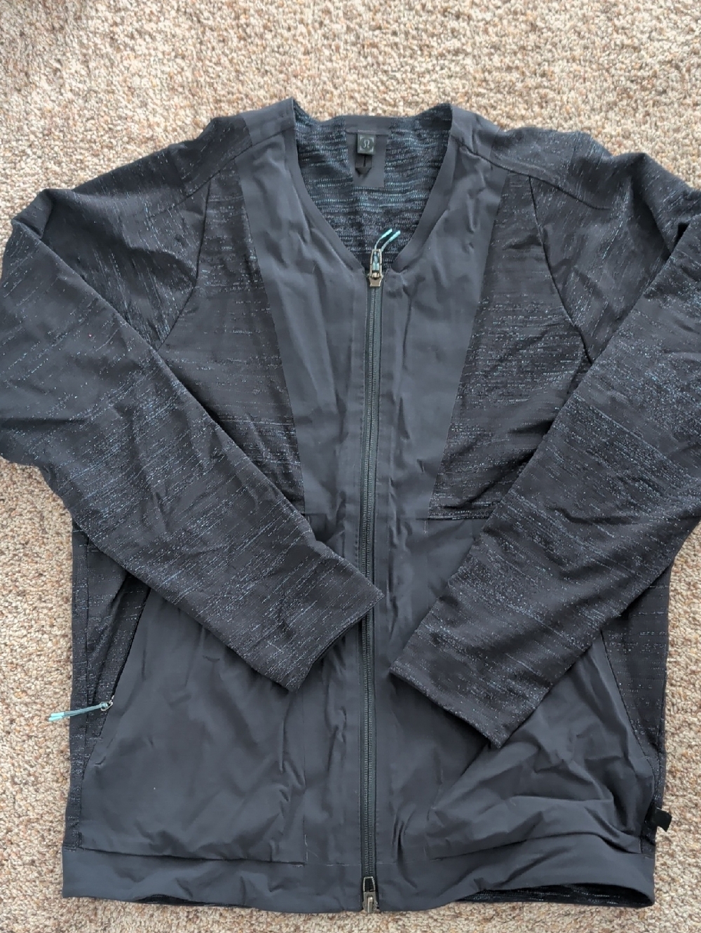 lululemon athletica Navy Lightweight Zip Jacket